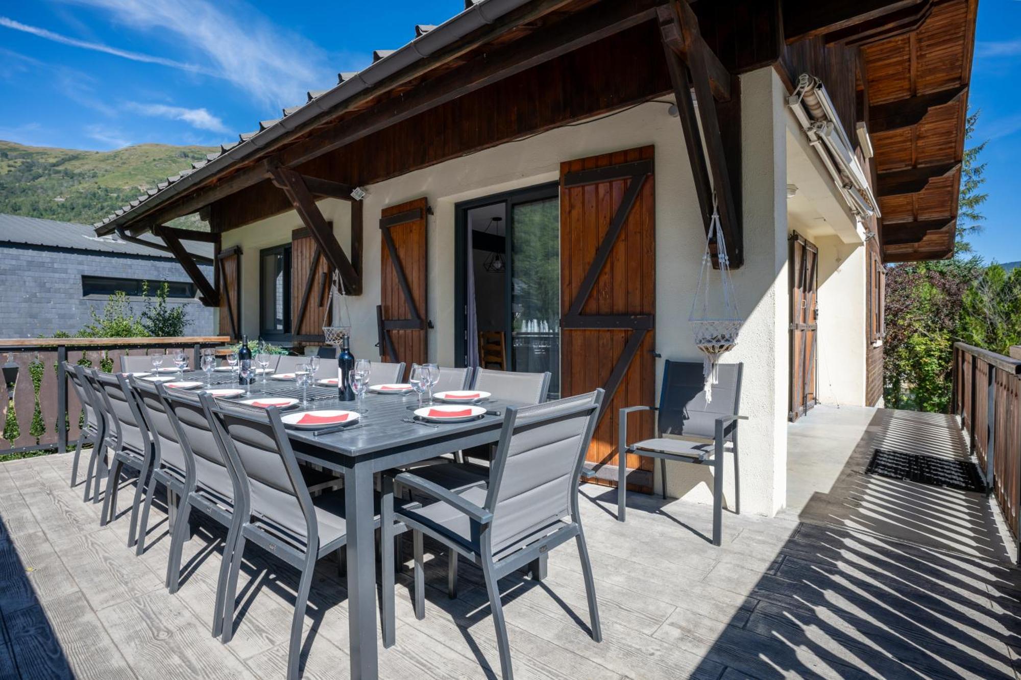 Grand Chalet St-Lary Centre 13 A 15 Pers Saint-Lary-Soulan Eksteriør bilde